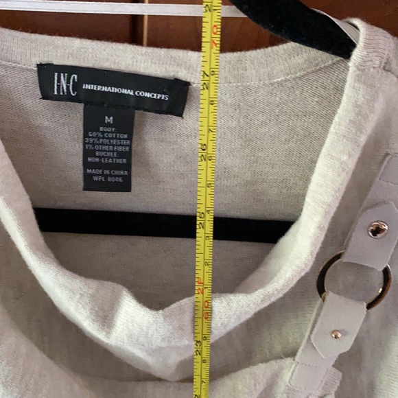 INC Brand fringed wrap sweater - Picture 5 of 5